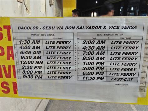 cebu pacific bacolod to manila|2018 Schedules CERES BUS CEBU to BACOLOD (via Don Salvador.